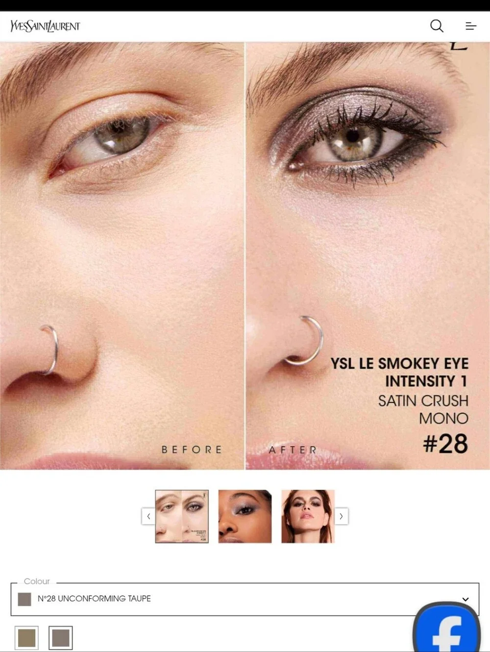 Yves Saint Laurent Satin Crush Eyeshadow